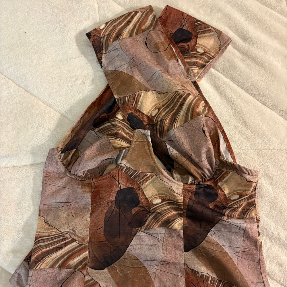 PrettyLittleThing Cross Wrap Halter Garment